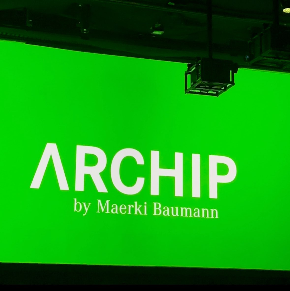 MaerkiBaumann's tweet photo. The event is in full swing, and we're excited to kick things off with an inspiring opening speech. Tonight we are not only celebrating our past successes, but also unveiling something very special: the launch of ARCHIP by Maerki Baumann. 🚀 Stay tuned! #ARCHIP #Crypto #Event https://t.co/aVb5QG1Ppn