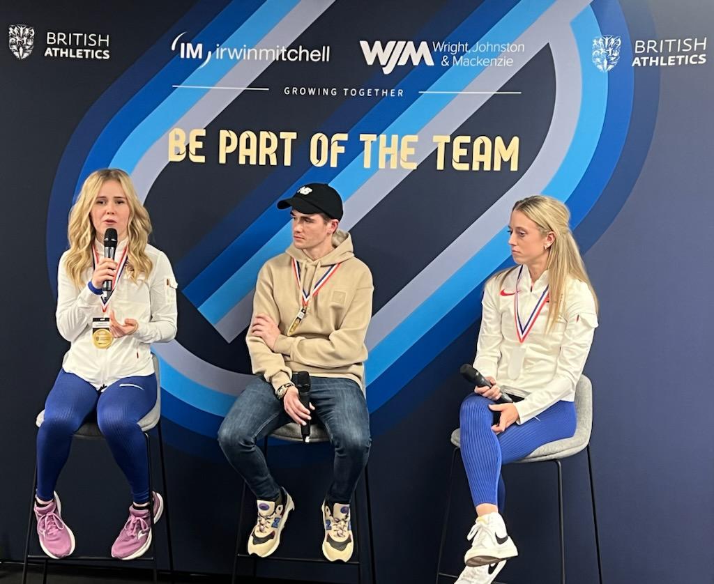 “It’s about building yourself as a person as well as an athlete.” World Athletics Indoor Championships 800m silver medalist Jemma Reekie reveals her secret to success at our special British Athletics event to celebrate our combination with @IrwinMitchell #wjm