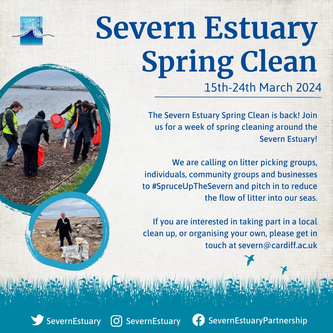 Join us & @SEP on Sun 17 Mar 2-4pm to #SpruceUptheSevern

Meet in front of @TropicanaWeston & dress for weather conditions.  All equipment provided but bring your own if you have it.

#plasticfreecommunities #collaboration #community #plasticpollution #superweston #loveWsM