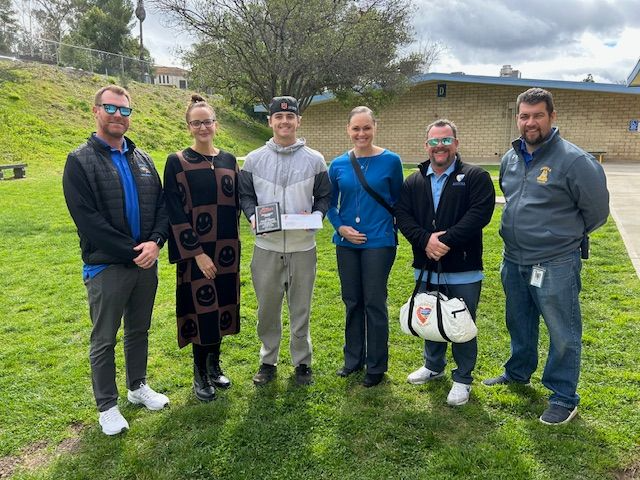 AgouraHS's tweet photo. Three AHS student-athletes were awarded the Be Like Carter Scholarship today.  Congratulations to Carter Roberts, Addison Reyes, and Colin Hook.  The application is open for spring.  For details visit https://t.co/48oDiMjD3H &amp; apply by April 27th, 2024.  #lvusd #belikecarter https://t.co/AIW3IwSbq3