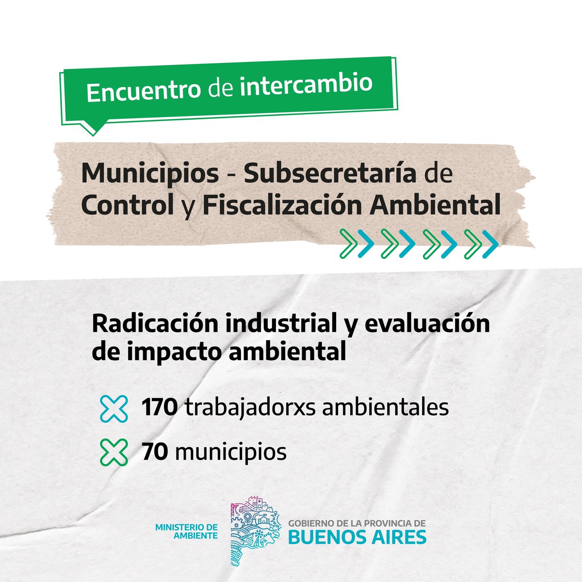 🏭🗣️ Adecuación ambiental industrial en los municipios

Desde <a href="/ambientepba/">Ambiente Provincia</a> apostamos por la integración de los municipios de nuestra Provincia, por eso generamos este encuentro con el fin de promover la producción industrial sustentable y la creación de más y mejores empleos.