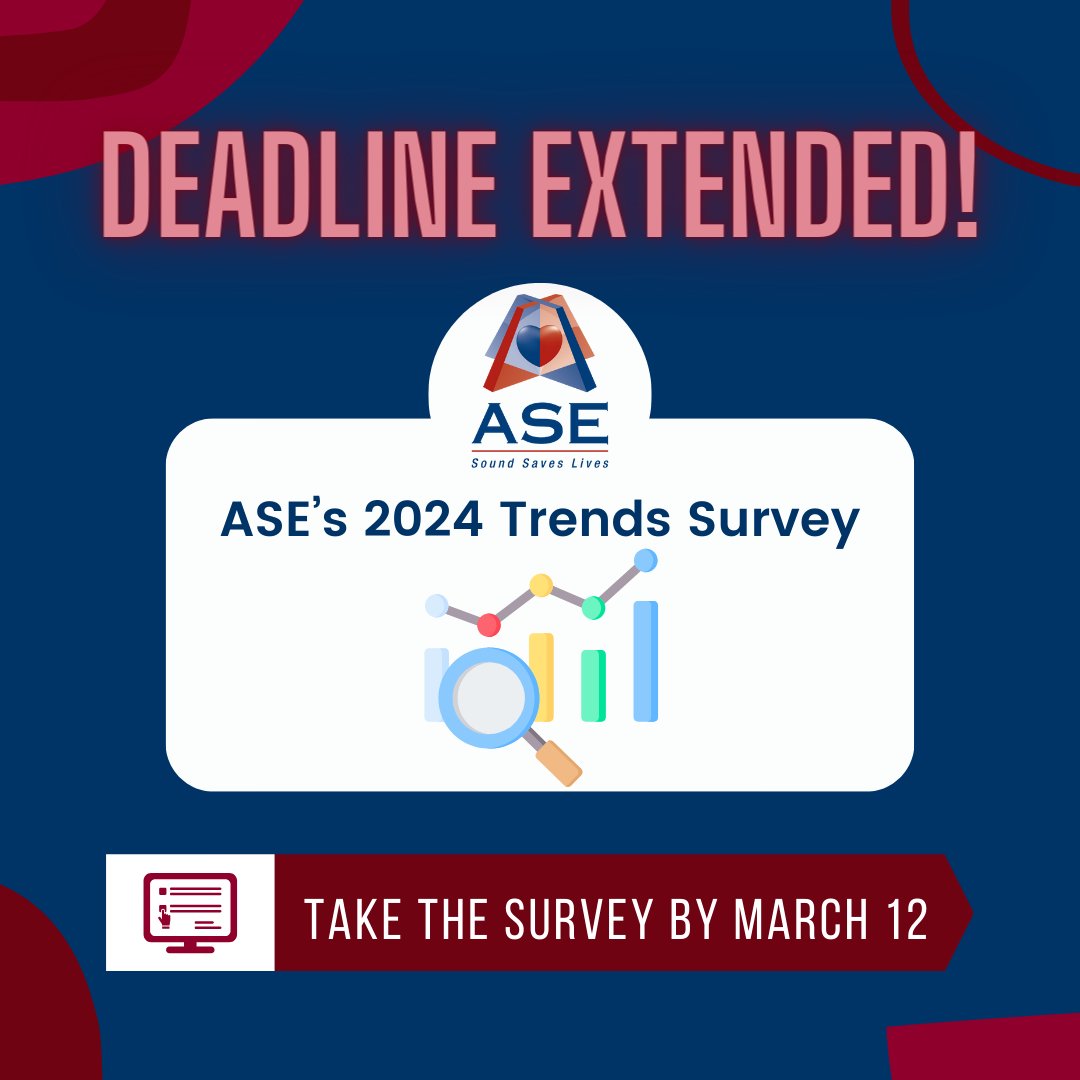 DEADLINE EXTENDED: Due to the large number of survey responses we received during last week's original deadline, we wanted to offer more time to participate in this important survey. The deadline to complete our 2024 Trends Survey is now March 12! bit.ly/49964O8