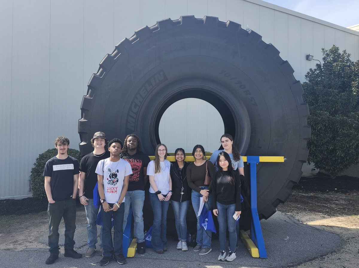 Future mechanics visit Michelin today! Today, a group of excited students from the Innovation Center had the opportunity to tour Michelin. This behind-the-scenes look at the tire manufacturer provided students w/ valuable insights into automotive engineering & manufacturing.