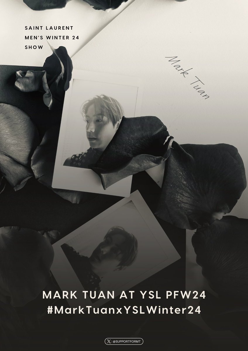 🤩แจกกิจเทรนแท็ก กิจที่ 1

✨แจกเงิน 100 บาท 5 รางวัล 

✅รี+เฟบ+เมนชั่นติดแท็ก
👇👇

MARK TUAN AT YSL PFW24
#MarkTuanxYSLWinter24