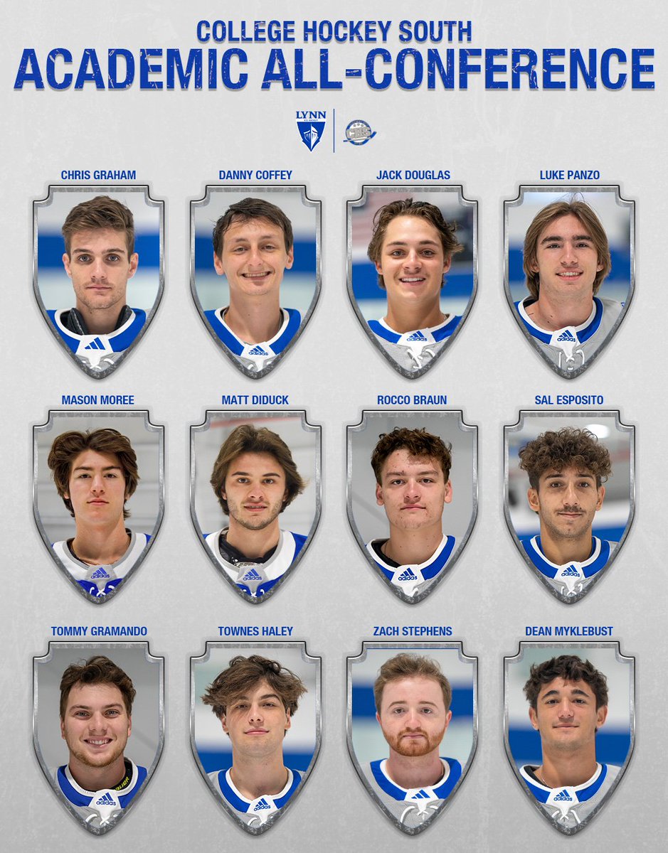 Lynn University Ice Hockey (@lynnicehockey) on Twitter photo Congratulations to our 12 Academic All-Conference honorees, marking the most such selections in program history.
#WeAreLynn <a href="/CollegeHkySouth/">College Hockey South</a> @AAUCollegeHoc #StudentAthletes Congratulations to our 12 Academic All-Conference honorees, marking the most such selections in program history.
#WeAreLynn <a href="/CollegeHkySouth/">College Hockey South</a> @AAUCollegeHoc #StudentAthletes