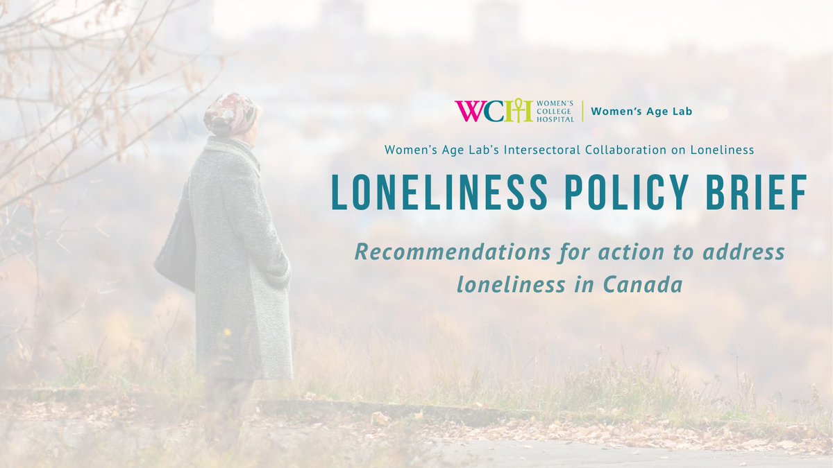 Through our work with the Intersectoral Collaboration on #Loneliness, #WomensAgeLab has developed a #policybrief with actionable recommendations addressing a critical issue: the lack of a national strategy in <a href="/canada/">Canada</a> to address this epidemic

🔗womensresearch.ca/wp-content/upl…