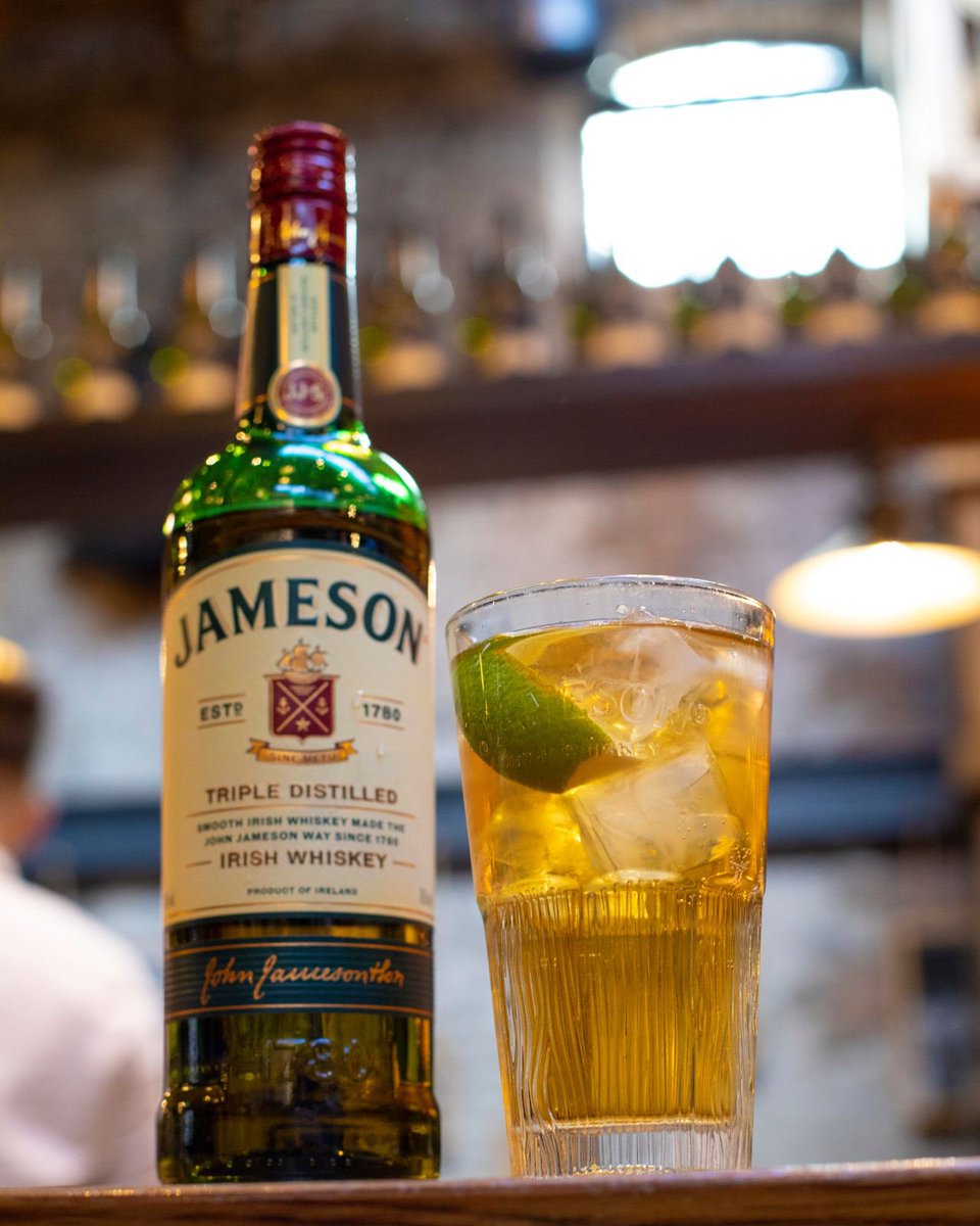 Jameson, ginger and lime