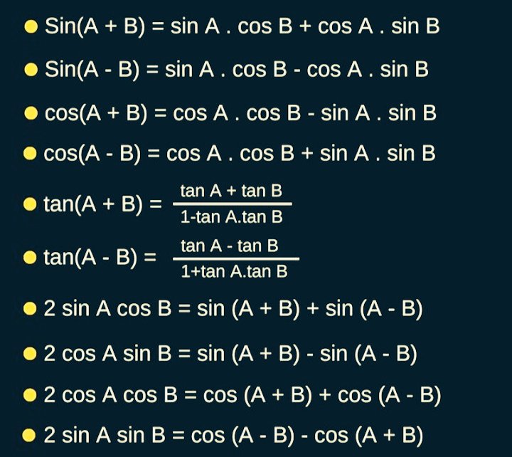 yes_sir____'s tweet image. #trigonometry #formulas #Mathematics #maths 🌹
