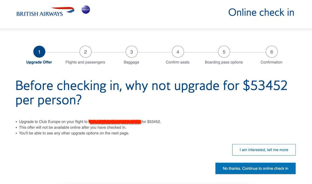 For this three hour flight, you guys reckon I should take the upgrade to business class? Seems like a deal 😆 

(the economy  ticket for this upgrade was £60)

<a href="/British_Airways/">British Airways</a>