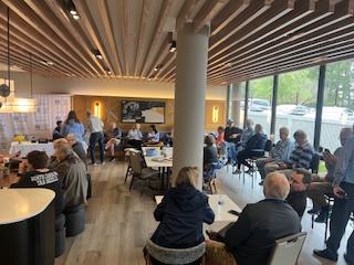 Thank you <a href="/CoachBanghart/">Courtney Banghart</a> for another great season of Holding Court pres. by <a href="/BlueCrossNC/">Blue Cross NC</a> from the <a href="/SheratonCH/">Sheraton Chapel Hill</a>! Thank you to all that attended the show  &amp; thanks go out to our fantastic host  <a href="/MattKrausePxP/">Matt Krause</a> as well. Go Heels and good luck to <a href="/uncwbb/">Carolina Women's Basketball</a> in the postseason!