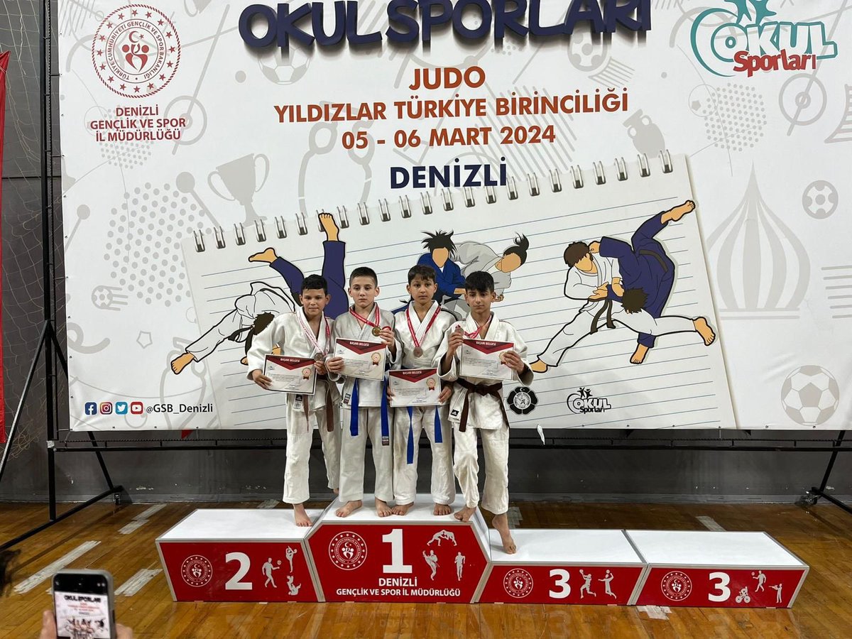 5-6 Mart’ta Denizli’de gerçekleştirilen, 63 ilden  410 sporcunun katıldığı Okul Sporları Yıldızlar Türkiye Birinciliğinde 38 kg’da Türkiye üçüncüsü olan sporcunuz Tahir Öztunç’u tebrik ediyorum, başarılarının devamını diliyorum.
