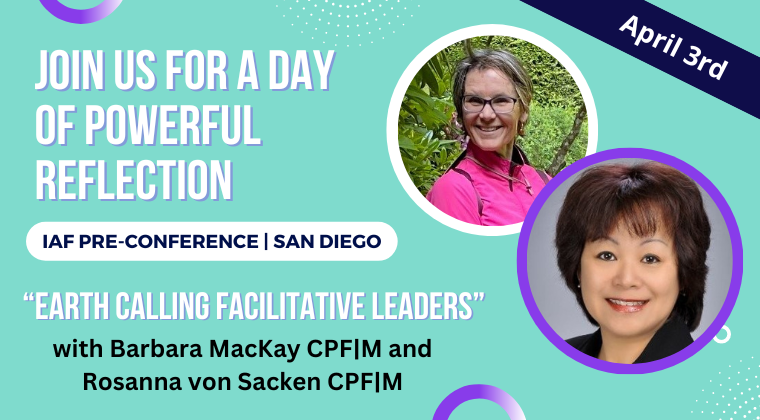 Join us in San Diego for our #IAF pre-conference workshop on April 3rd. Register here by 3/18:  eventleaf.com/e/IAFAmericasC…