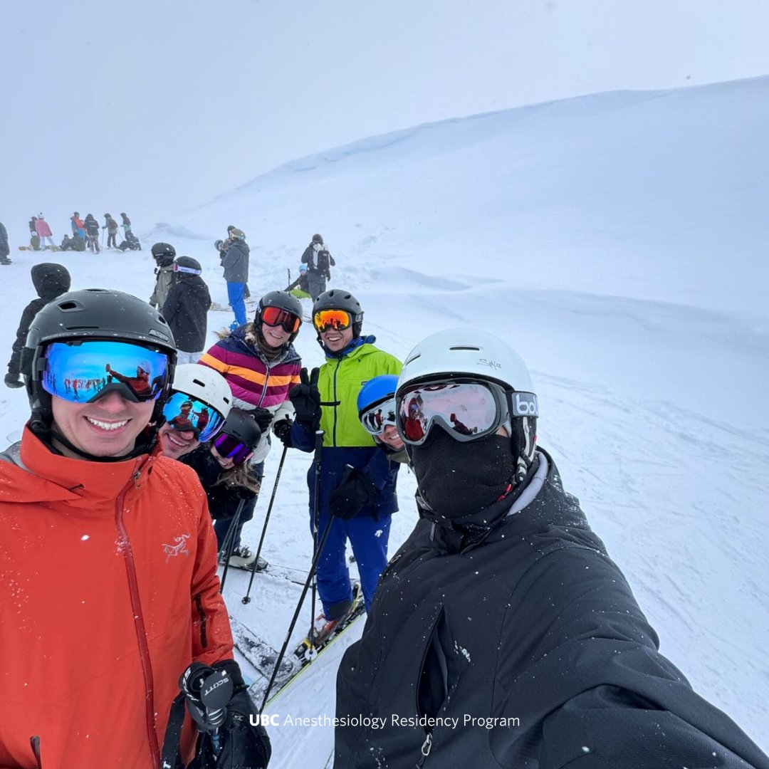 Guess who's who?
Our residents enjoyed the snow in the mountains while attending the Whistler Anesthesiology Summit last weekend! 🏂⛷️

Photo credit: Ali Jatoi (R1)

#UBCAnesthesia #AnesthesiaResidency #Anesthesia #UBC #WAS2024