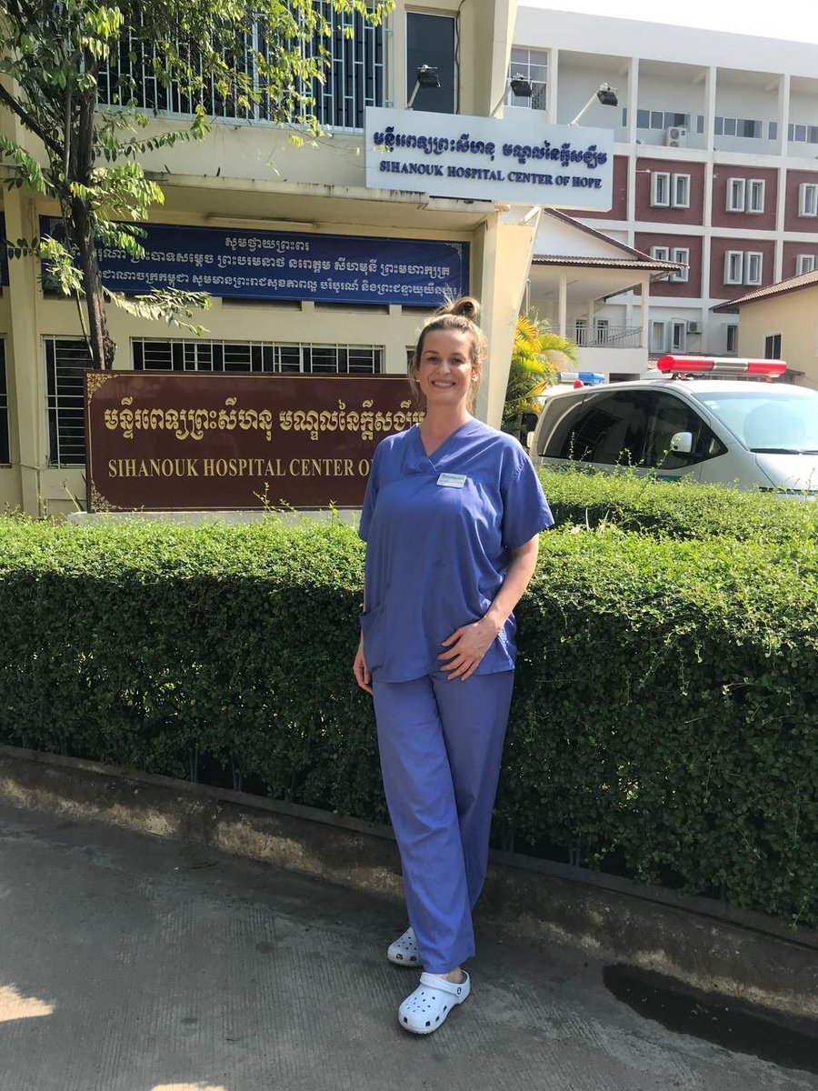 Final goodbyes at Sihanouk Hospital Centre of Hope, Cambodia. My time with these wonderful people will last a lifetime. I’m so grateful to have worked alongside them, teaching and being with them for a tiny part of their journey @HVOUSA #cambodia #nurseeducation #education