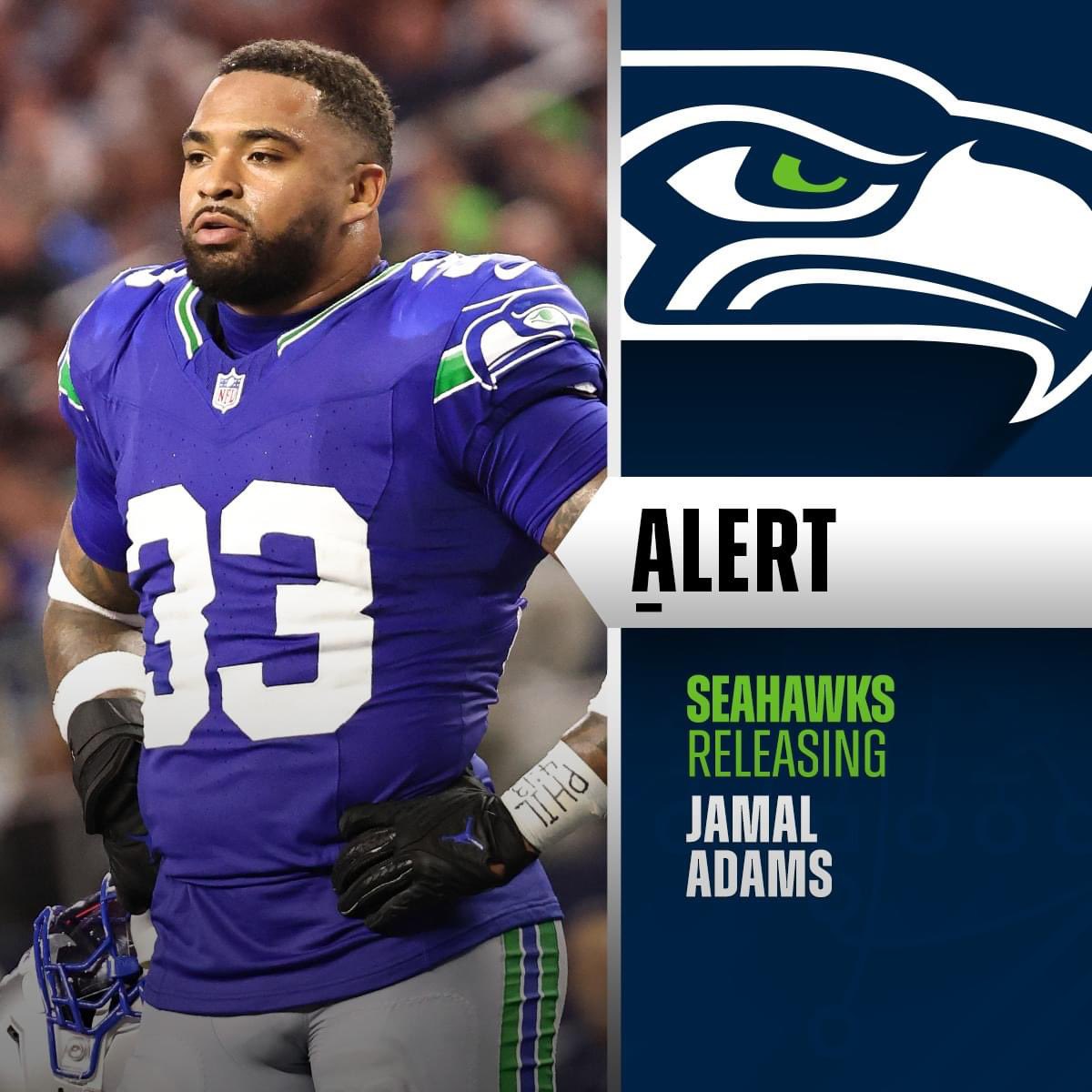 Seahawks releasing safety Jamal Adams.

Where does end up ? 

#JamalAdams #SeattleSeahawks #Nfl