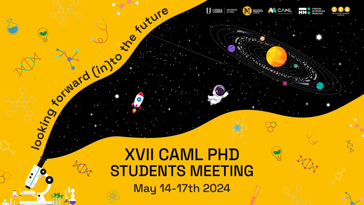 CAML PhD Students Meeting (@caml_phdmeeting) on Twitter photo We are thrilled to announce that the registrations for the XVII CAML PhD Students Meeting are now open! Under the motto "Looking forward (in)to the future", the event will take place between May 14th and 17th.
Register in this link forms.office.com/pages/response…
Stay tuned for more 😎 We are thrilled to announce that the registrations for the XVII CAML PhD Students Meeting are now open! Under the motto "Looking forward (in)to the future", the event will take place between May 14th and 17th.
Register in this link forms.office.com/pages/response…
Stay tuned for more 😎
