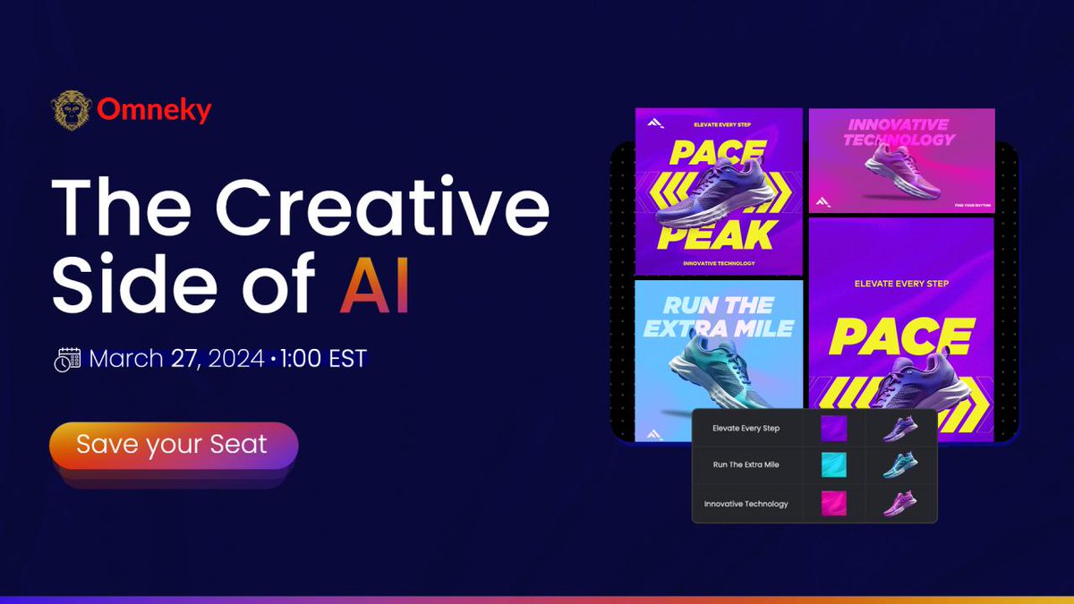 Join us for an insightful webinar as we delve into the transformative power of AI in revolutionizing creative production for marketing content. In this session, you'll discover how Omneky's cutting-edge AI technology enables Creative Teams to generate personalized content at…
