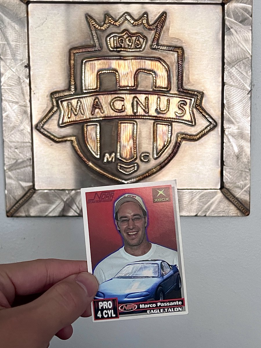 MagnusModa's tweet image. Marco Passante NDRA Rookie card from 2001!

#magnusmotorsports #dsm #NDRA #xbox #dragracing