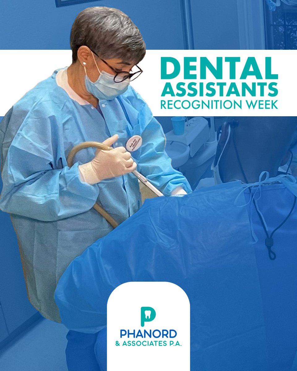 Dental Assistants Recognition Week is underway! Let's give a big shoutout to our amazing dental assistants who play a crucial role in patient care every day! #SmileWithPhanord #DentalAssistants #OralHealth