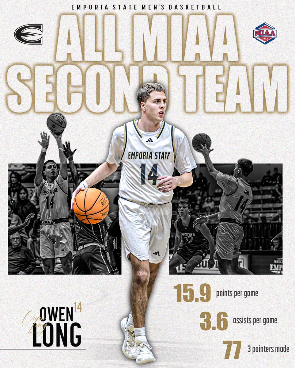 Congrats to Owen Long on being named All @TheMIAA Second Team. #GoEmporia ||| #StingersUp