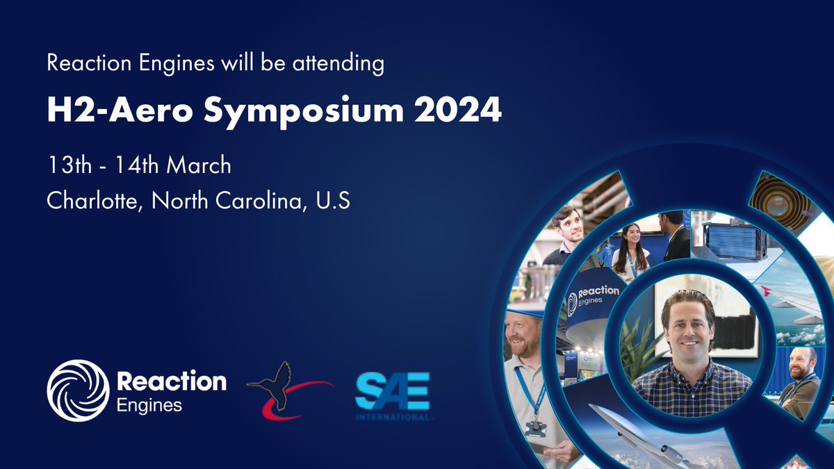 ReactionEngines's tweet image. We are excited to connect with the Hydrogen Aviation and Fuel Cell community to explore how our technology can enable efficiencies in sustainable aviation. Let us know if you will be at the H2-Aero Symposium at SAE International&apos;s AeroTech conference!
#MakingBeyondPossible