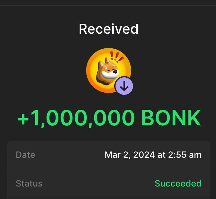 birdeye_sol's tweet image. Claim 1,000,000 $BONK ?! 🫡 

STEP 1 : ♥️ &amp;amp; 🔁 
STEP 3 : Follow with 🔔
STEP 3 : Drop your $SOL address ⬇️ 

First 2000 wallets !!