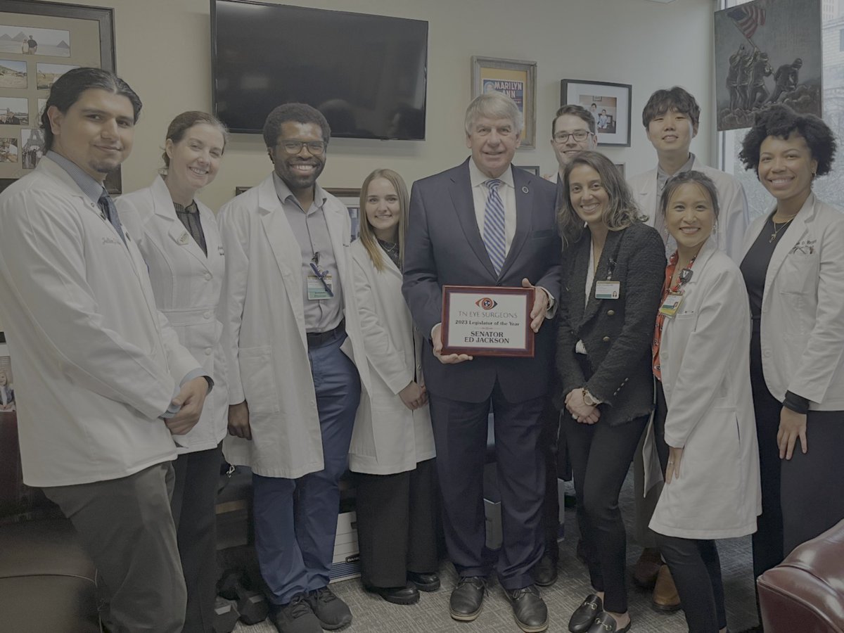 We were so honored to meet with <a href="/SenEdJackson/">Ed Jackson</a> and give him our Legislator of the Year Award! Sen. Jackson carried legislation last year we requested to reduce medical waste and improve the patient experience. We’re grateful for his support! #advocacymatters #advocacy