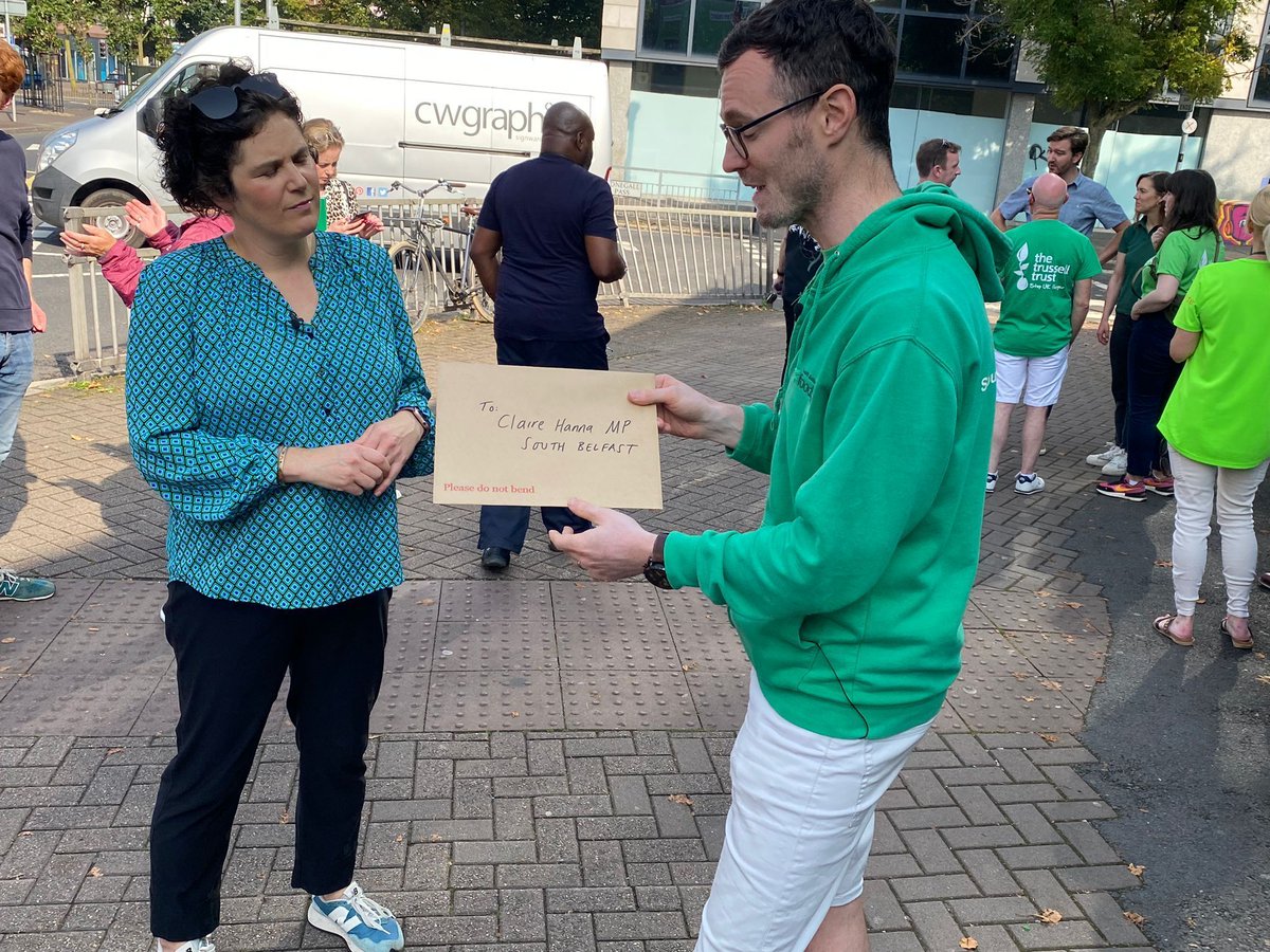 Well done to all our followers and supporters who signed this petition!!! We encouraged as many of you as possible to make contact with our local MP @ClaireHanna and she attended the unveiling of the billboard on Botanic last summer Let's pray this makes a huge difference ✅