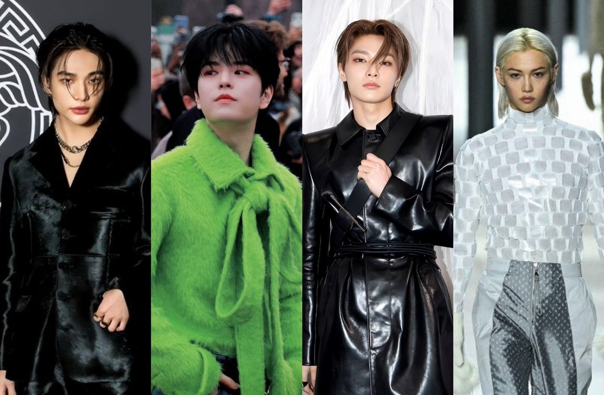 minhoadickted's tweet photo. 👑 OUR FASHION KINGS 👑

HYUNJIN    SEUNGMIN       I.N       FELIX
  MFW                PFW             PFW     PFW https://t.co/nMFNGCJxaR