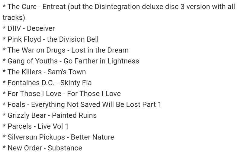 Kind of in an order but also not in an order at all!