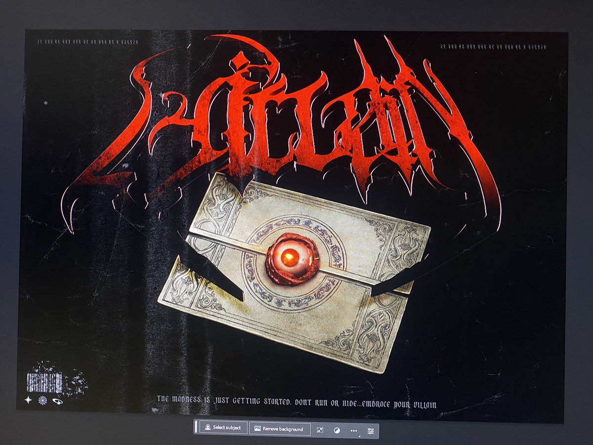 Poster 2 in the works 😈