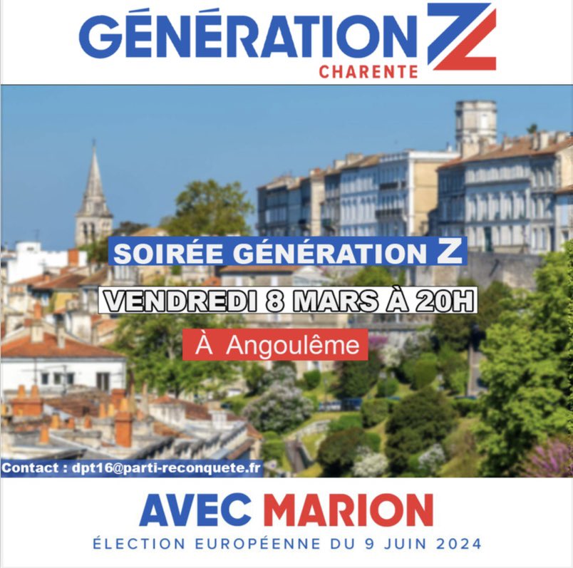 GZ16Charente's tweet photo. Venez passer une soirée conviviale entre jeunes patriotes ! 😉 https://t.co/wUqNWOOlHn