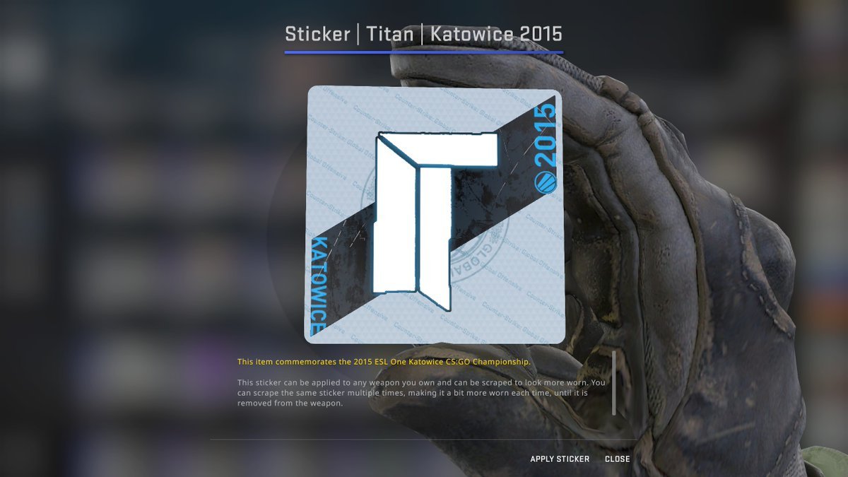 Giveaway sticker TITAN 

1⃣RT + follow <a href="/malekCSGO/">maleK</a> 
2⃣inscription hellca.se/malekcsgo
tas 17/03
