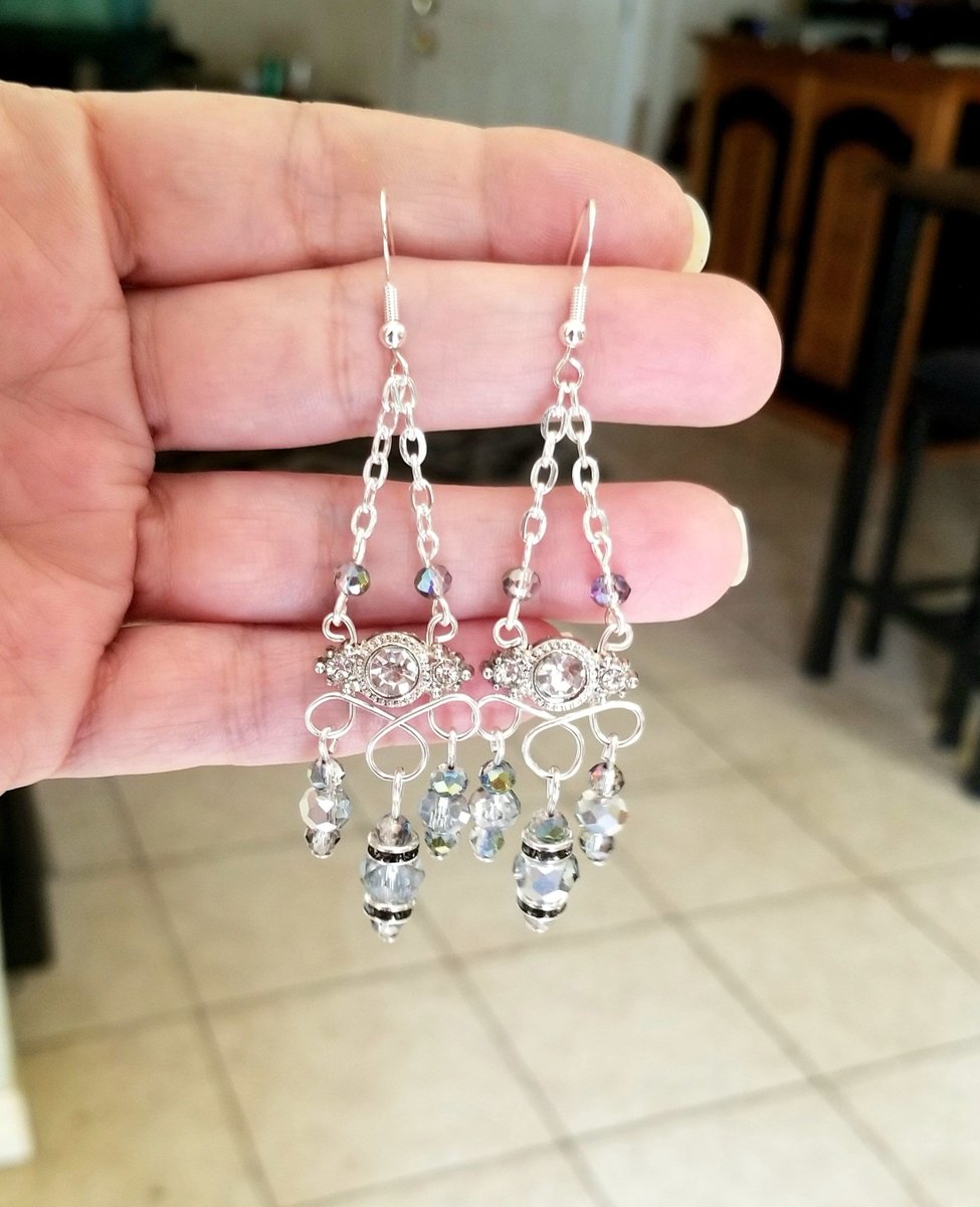 Bridal Earrings, Sterling Silver Crystal Earrings, Crystal Chandelier Earrings #jewelry #earrings #silverearrings #Chandelierearrings #handmadejewelry #giftsforher #bridal #bridejewelry #brideearrings #Promfashion #statementearrings #Etsy 

 etsy.me/3TnCcbi via @Etsy