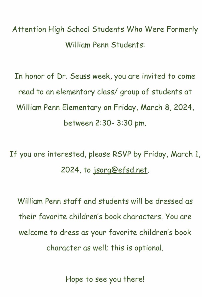 Wm Penn Elementary (@wmpennelem) on Twitter photo 