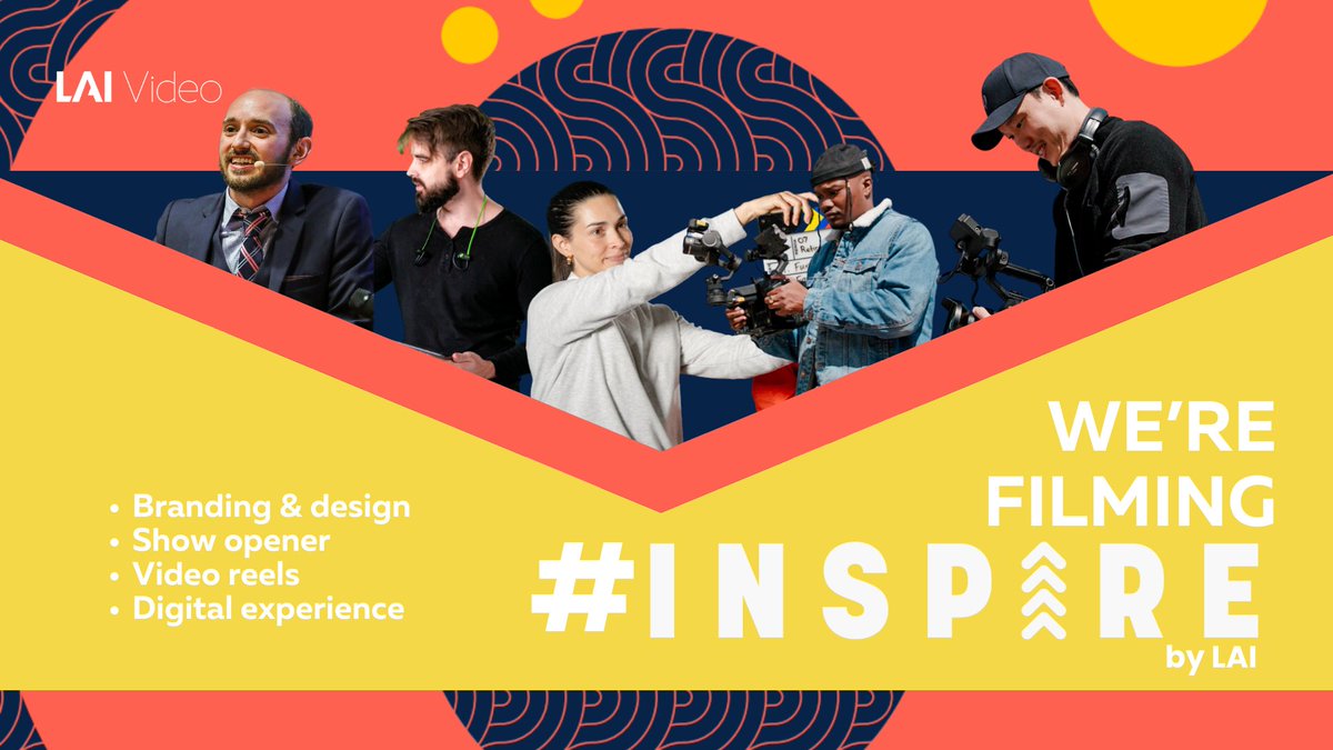 Join us this Friday, March 8th, for Inspire 2024! LAI's signature annual showcase is back, and our video team is providing event video support all day long. Request an invite here: leadingauthorities.com/inspire-2024