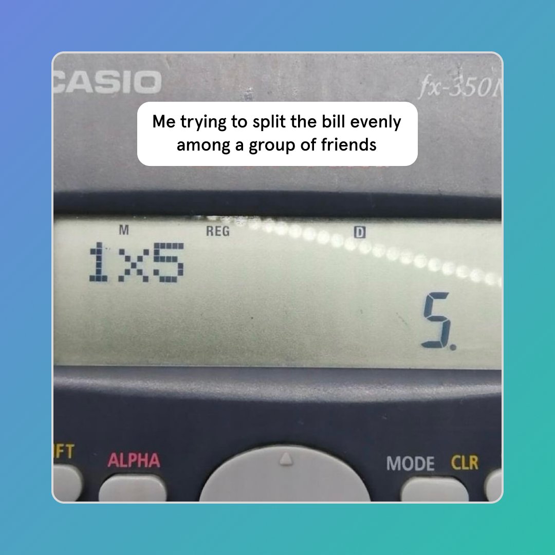 *Immediately whips out phone to open the calculator app*.📱 #ServerLife #ServerMemes