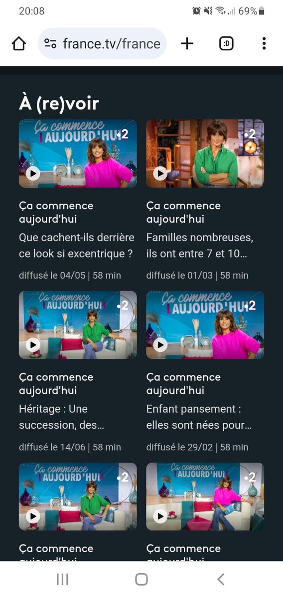 Pot47234270's tweet photo. @CaCommenceAuj @FranceTV Je confirme les émissions des 4 et 5 mars ne sont pas disponibles https://t.co/b8uTSji2wJ