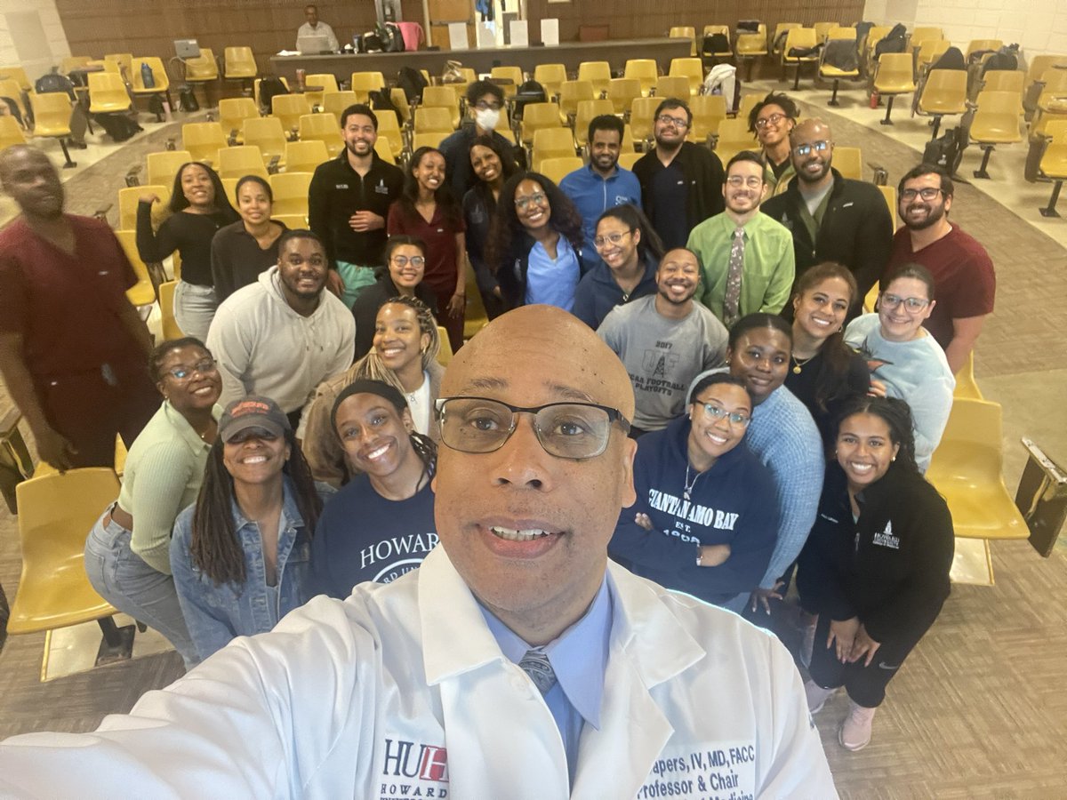 Just completed my first teaching assignment @HowardU College of Medicine. “EKG emergencies” with these 4th yr students. Preparing them for internship. They’ll be ready!👍🏿