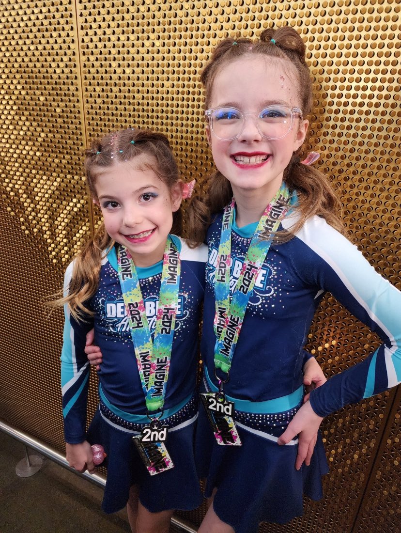 Kicking off our Thunder Accomplishments…Way to go Karalina and Avery on 2nd place at your Cheer Competition! #feelthethunder⚡️ #thunderpride⚡