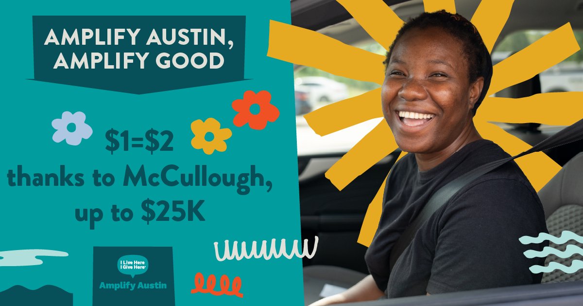 @ilivehereigivehere's Amplify Austin is BACK, and early giving is still LIVE! Donate today to help our neighbors in need: bit.ly/3IUS7sF