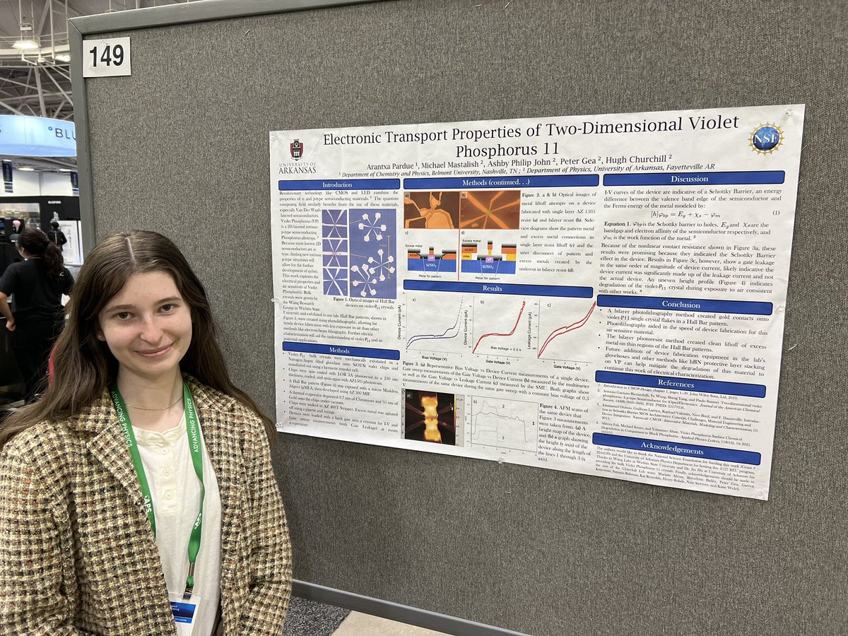PhysRevB's tweet photo. #PRBShoutOut at the #APSMarchMeeting 

Arantxa Pardue - J00:149: Electronic Transport Properties of Two-Dimensional Violet Phosphorus-11

@APSphysics @APSMeetings #Physics #APSMarch https://t.co/JlsewA2BpS