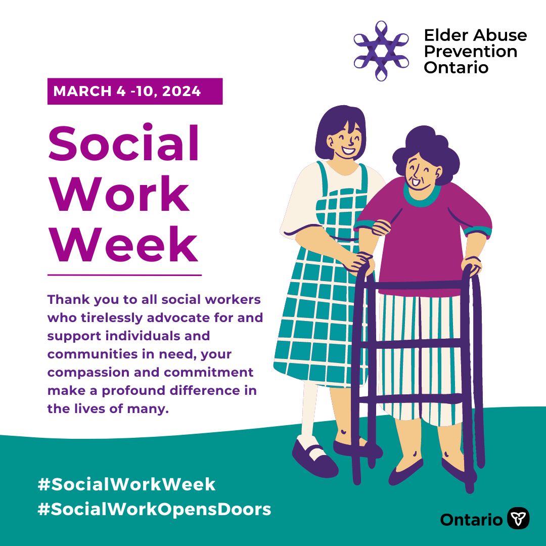 EAPreventionON's tweet image. It&apos;s #SocialWorkWeek in Ontario!
🫶Thank you to all social workers who tirelessly advocate for and support individuals and communities in need, your compassion and commitment make a profound difference in the lives of many. 
#socialworkopensdoors #SocialWorkWeek #socialworker