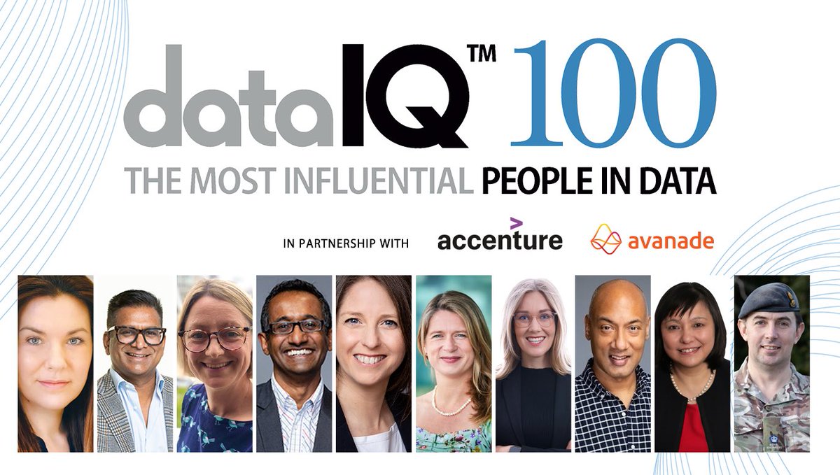 TheDataIQ's tweet photo. The 2024 #DataIQ100, the first and only fully-curated power list of the data industry's most influential figures, has been revealed!
View the full list, in partnership with @Accenture and @Avanade here: https://t.co/Xorkt3KoBD https://t.co/V3KnAA9FpD