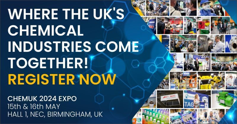 We're delighted to be exhibiting at this year's @chemukexpo on 15th & 16th May at the NEC, Birmingham. It's going to be a great event! #manufacturinghour