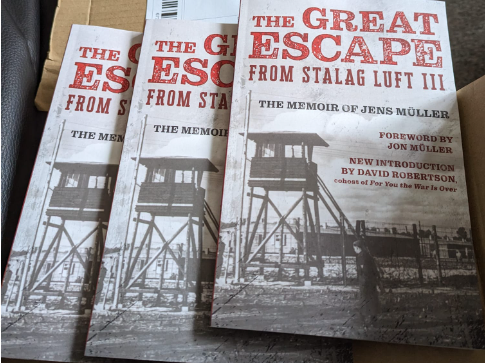 Delighted that Jens Muller's 'Great Escape' memoirs are being published by @Lyons_Press in the US market today. Excited to have also provided the introduction for this new edition, so if you are in America please do go out and get yourself a copy! More on this story later...