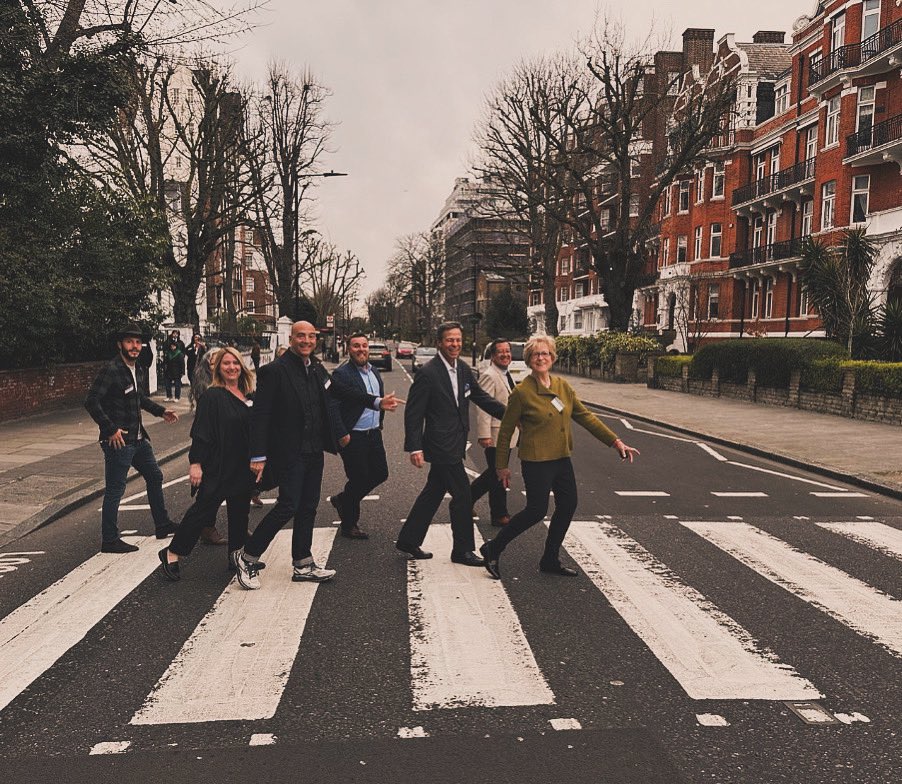 Chappellet President David Franke enjoying Abbey Road after a trade tasting featuring a select group of Napa vintners at the historic Abbey Road Studios! #chappelletineurope #chappellet #pritchardhill