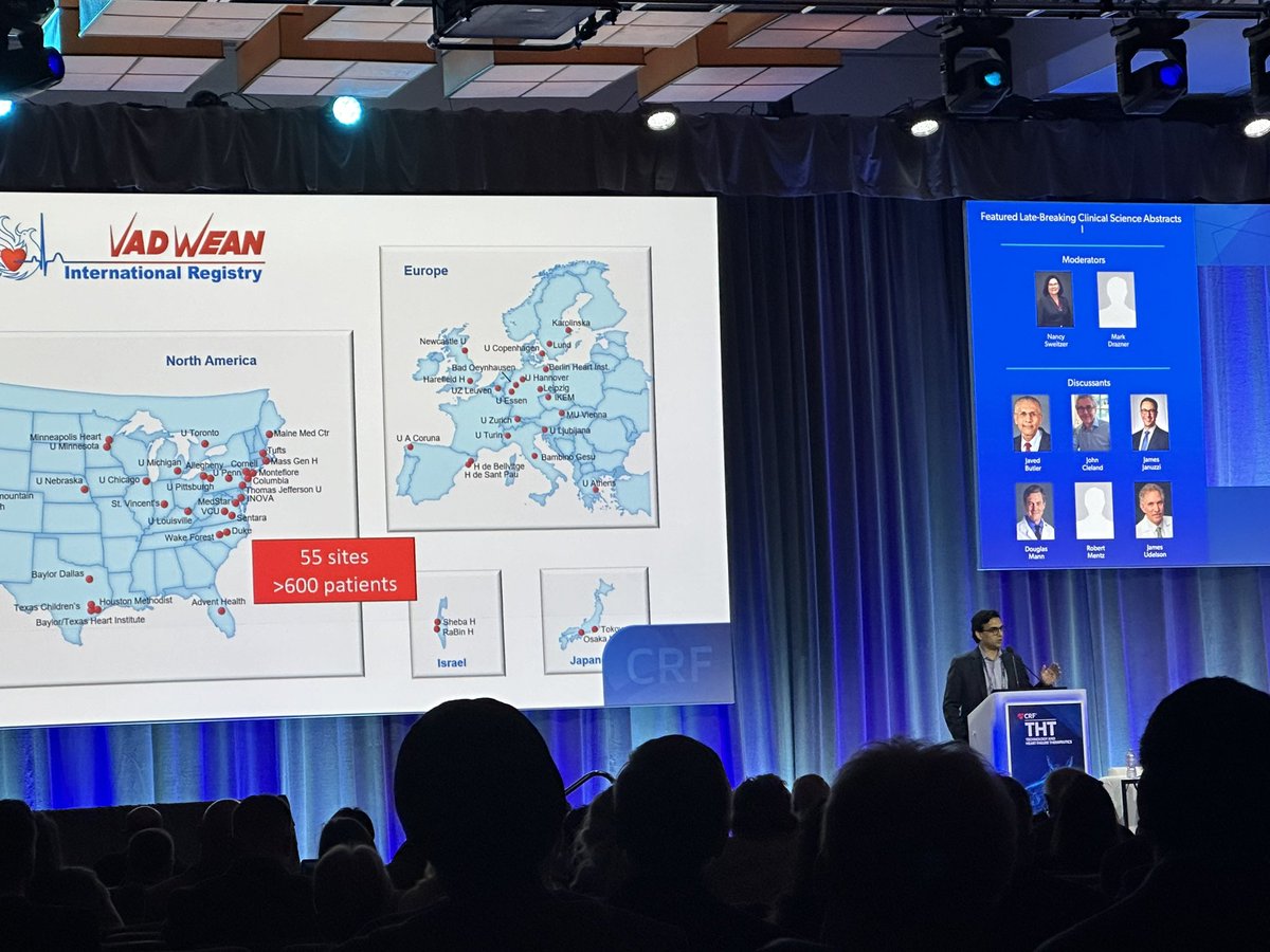 LVAD recovery happens if we try for it and median survival free of VAD/OHT is 10 years. Great results from the VAD Wean registry presented by Snehal Patel. Adding 10 years to life might be the goal for BTT strategy. More work to be done @StavrosDrakos @manreetkanwar