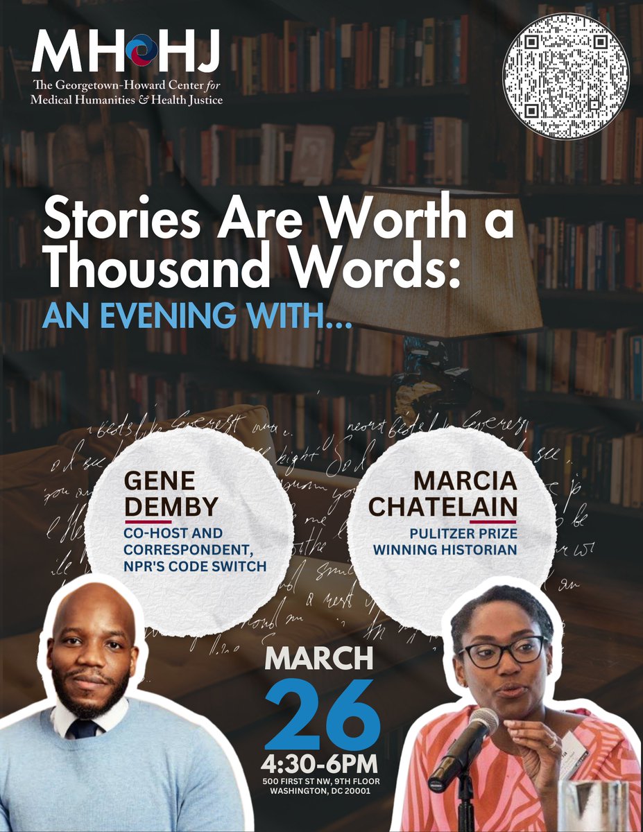 Next Tuesday, March 26th at 4:30PM, the MHHJ is hosting 'Stories Are Worth a Thousand Words,' an evening with Pulitzer Prize-winning historian Marcia Chatelain and journalist Gene Demby. Register for the event here: bit.ly/4a1GomK