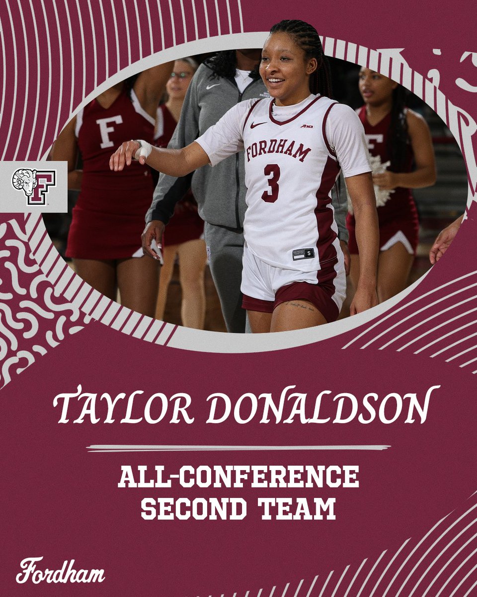 𝐀𝐥𝐥 𝐀-𝟏𝟎‼️ Huge congrats to Taylor Donaldson on being named to the @A10WBB Second Team All-Conference roster! TD averaged 18.0 ppg to lead the A-10, and grabbed the second most steals of any player in the league! 😮‍💨 🗞️ tinyurl.com/838xv37p #BronxBuilt | #A10WBB